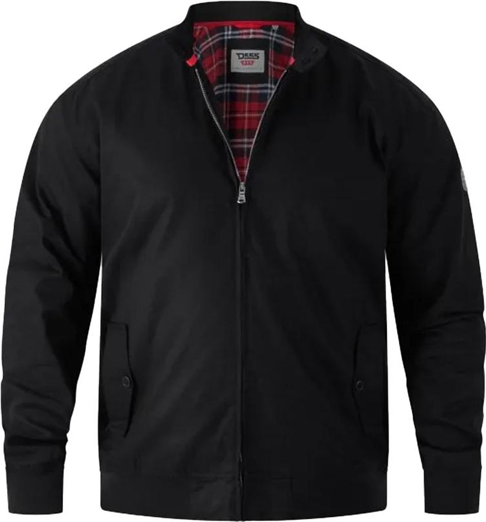 Duke - "D555 Kent" Harringtonjacke für Herren, Kingsize DC593 (3XL) (Schwarz)
