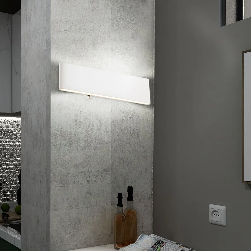 Applique murale intérieure SIEGFRIED blanc 29.5cm GLOBO Lighting LED