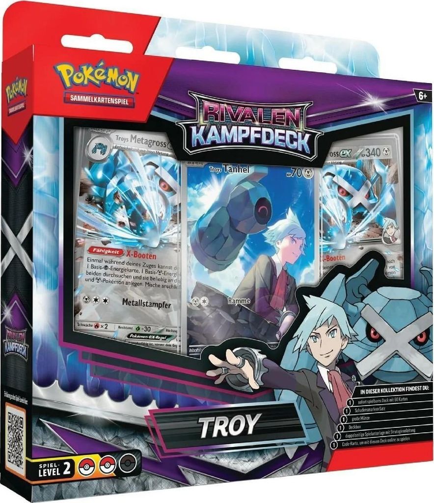Pokemon Troy Rivalen Kampfdeck Deutsch Produktbild 