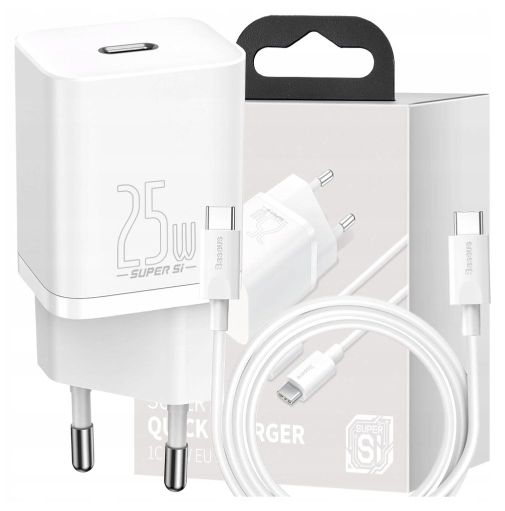 Baseus Usb-C rýchlonabíjačka 25W 3A s káblom Usb-C/Usb-C 1M Obrázok produktu 
