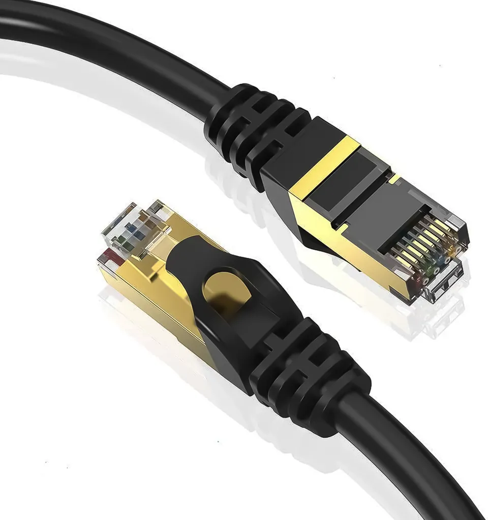 Reagle Cat8 Cavo Ethernet 2m - Connessione Stabile Ufficio e Zoom