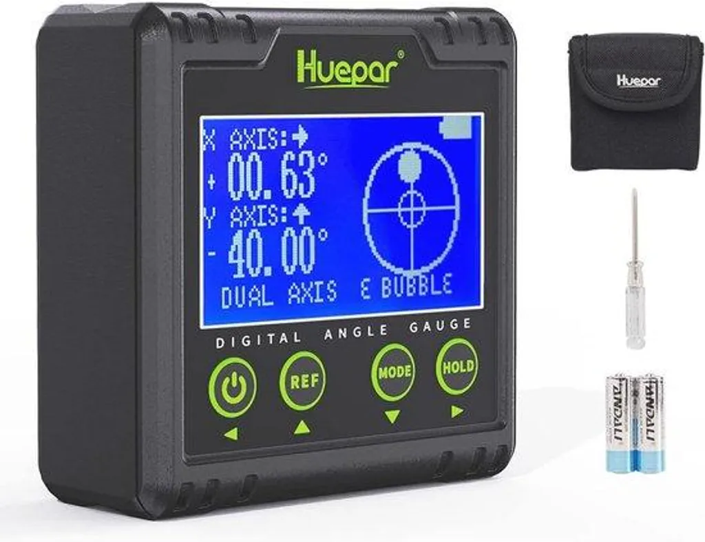 Règle graduée numérique avec inclinomètre LCD haute précision - 300mm