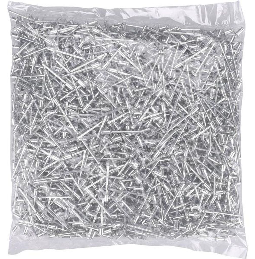 EXTOL PREMIUM Aluminium-Blindnieten, Satz mit 1000 Stück, O Produktbild 