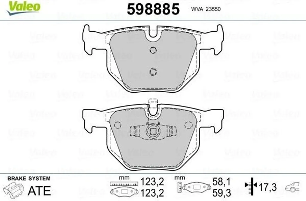 Plaquettes de frein arrière pour BMW E90 et E93 : Sécurité et Confort