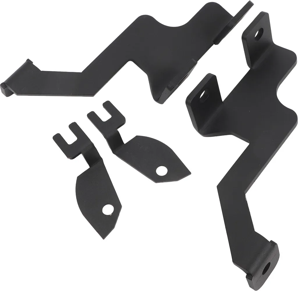 Supports LED en Acier Noir pour Capot Raptor 2010-2014 Résistants