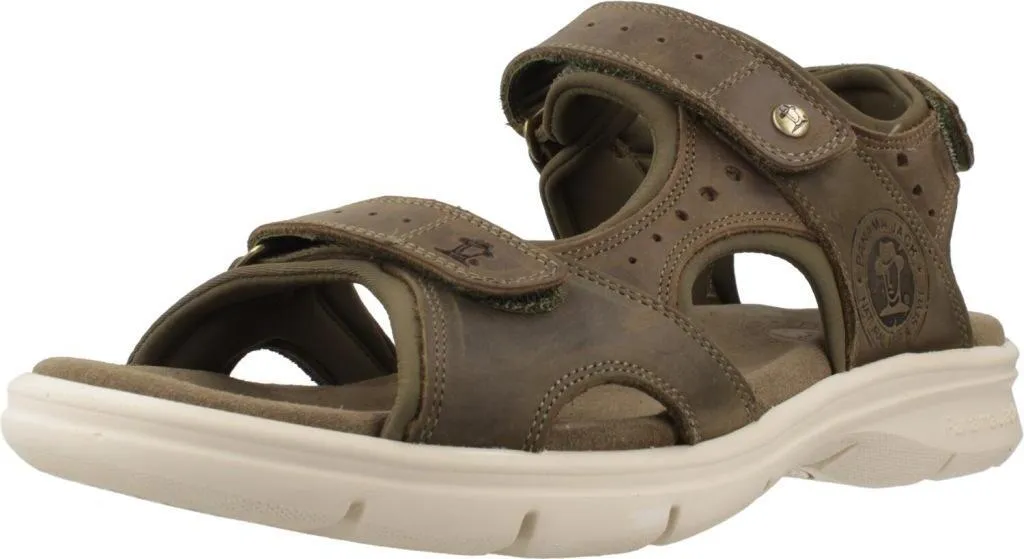 Sandales Homme en Cuir Vert Panama Jack Salton C39 - Qualité Espagne