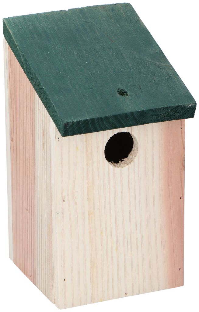 4x Nistkasten Vogelhaus Vogelhäuschen Nisthöhle Nisthaus Nisthilfe Holz Meisen 