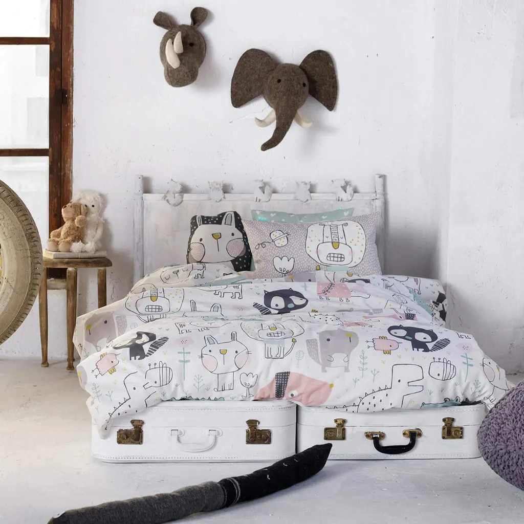 Best Buddies Bedding Set 135x200 cm - Cotone 100% Design EU