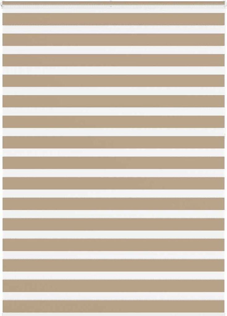 Doppelrollo Sandbraun 160x230 cm Stoffbreite 155,9 cm Polyester