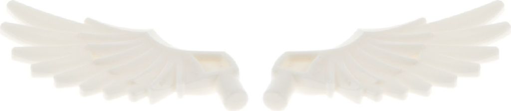2x Lego Figuren Zubehör Flügel weiß Vogel Feder Schwingen Chima 6018302 11100