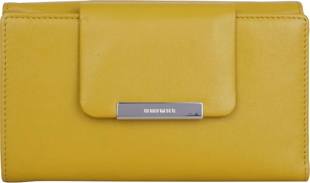 Petit portefeuille femme Vigo jaune moutarde GERRY WEBER chic et compact