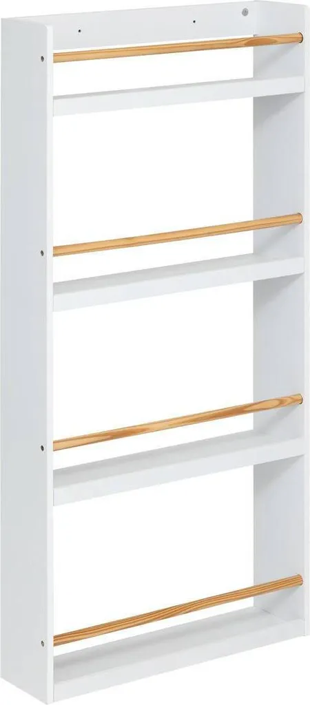 Étagère de rangement enfant blanche 118 cm - Meuble livres Atmosphera