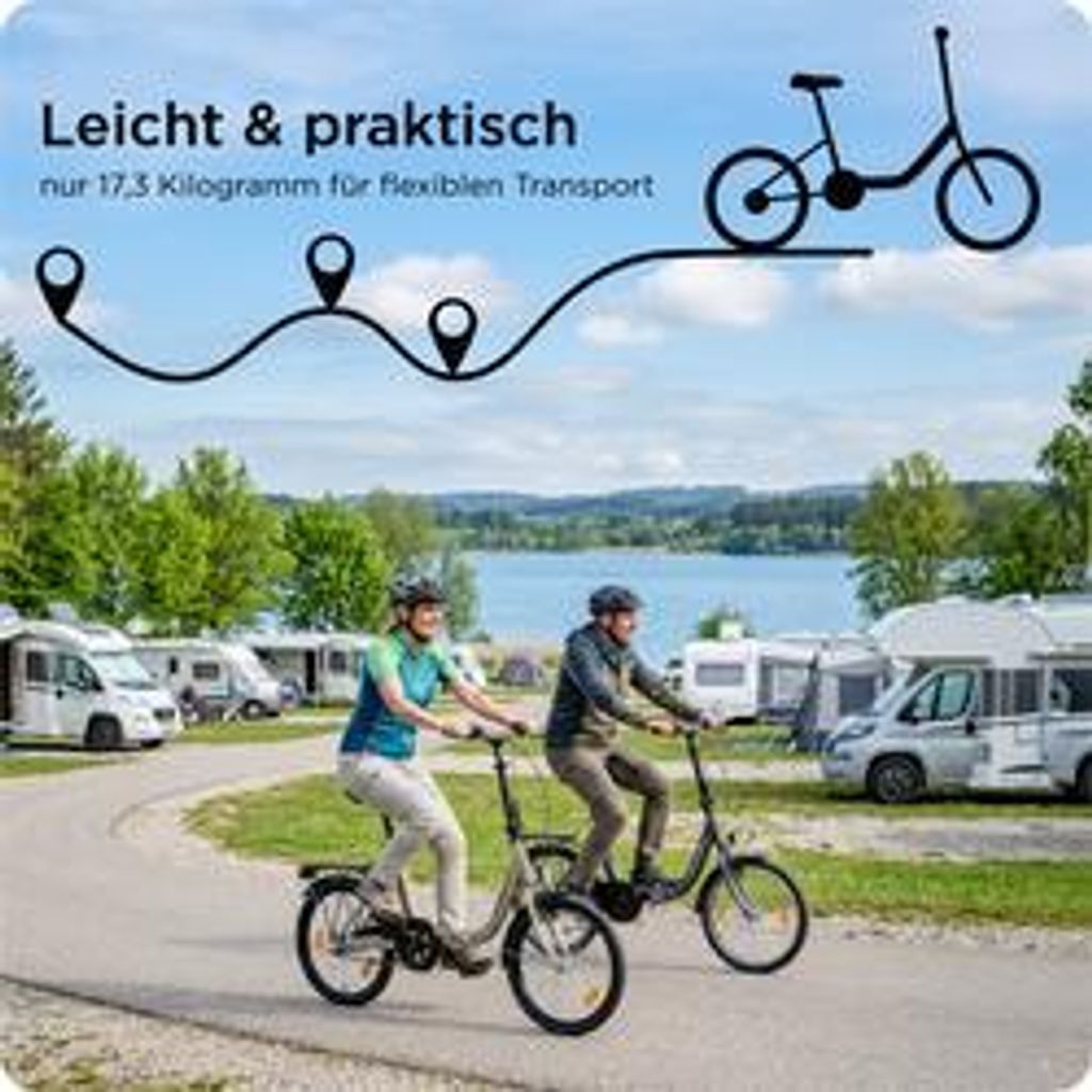 Zündapp ZF40 20 Zoll Klapprad Klappfahrrad Faltrad StVZO Produktbild 