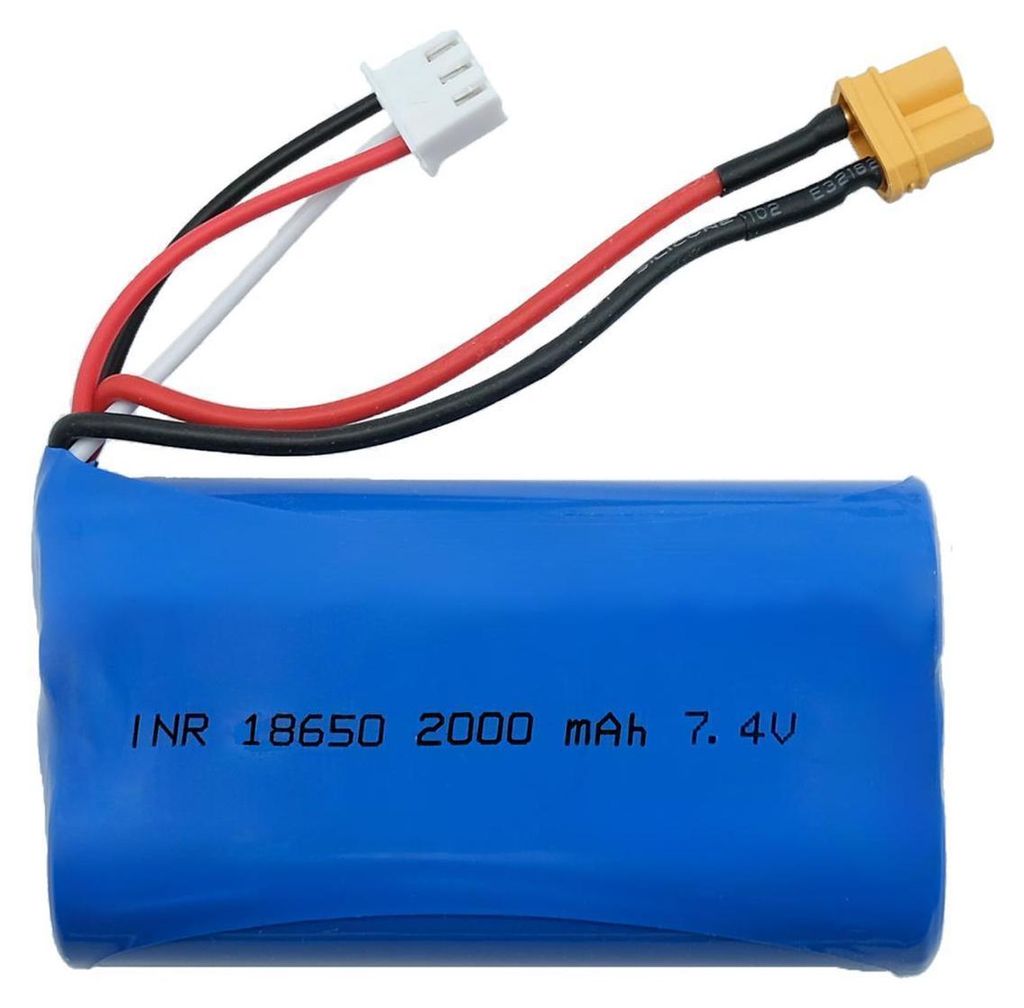 Akku 7,4V / 2000 mAh / LiPo / XT30 /  Huina 1580, 1583, Produktbild 