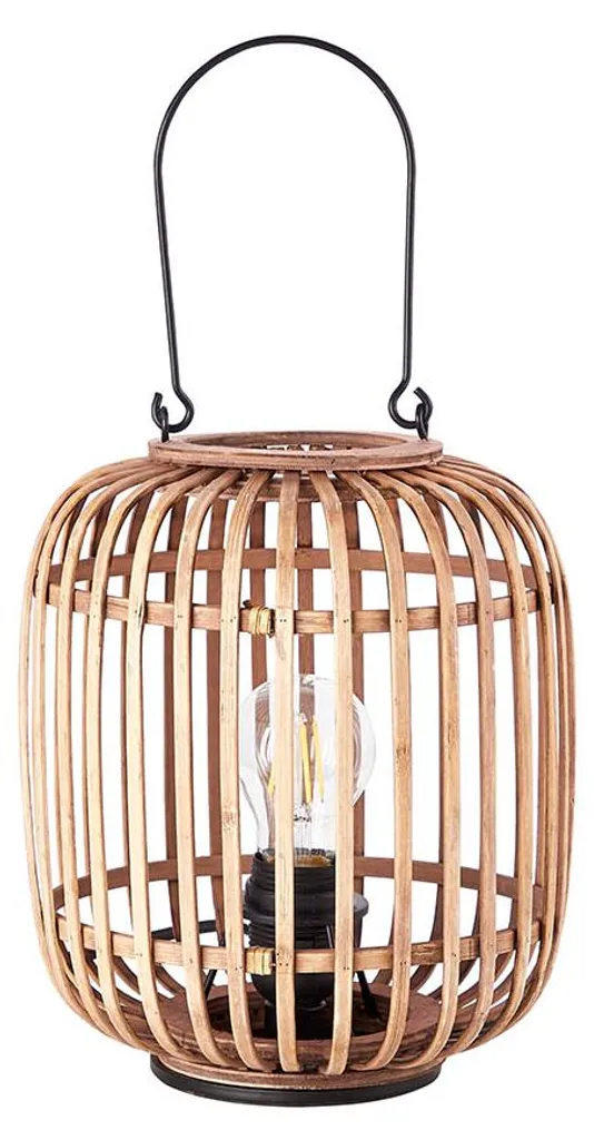 Lampe de chevet en bambou MATHIAS pour chambre et salon cosy E27