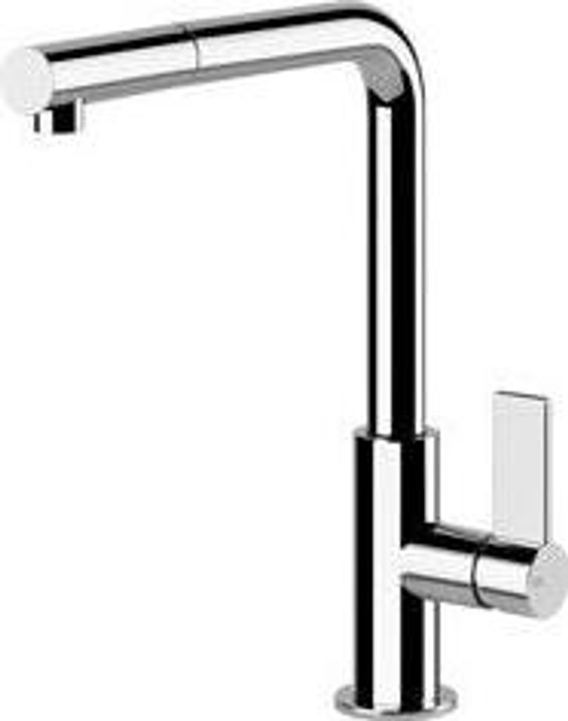 Foster Omega Plus, Chrom, Hebelgriffe, Einzelbild, Keramik, 360°, 4 cm