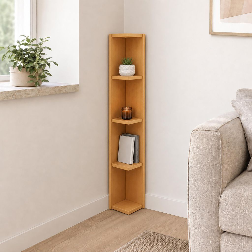 VCM Holzregal stehend | platzsparendes Regal | Maße: H. 97 Produktbild 