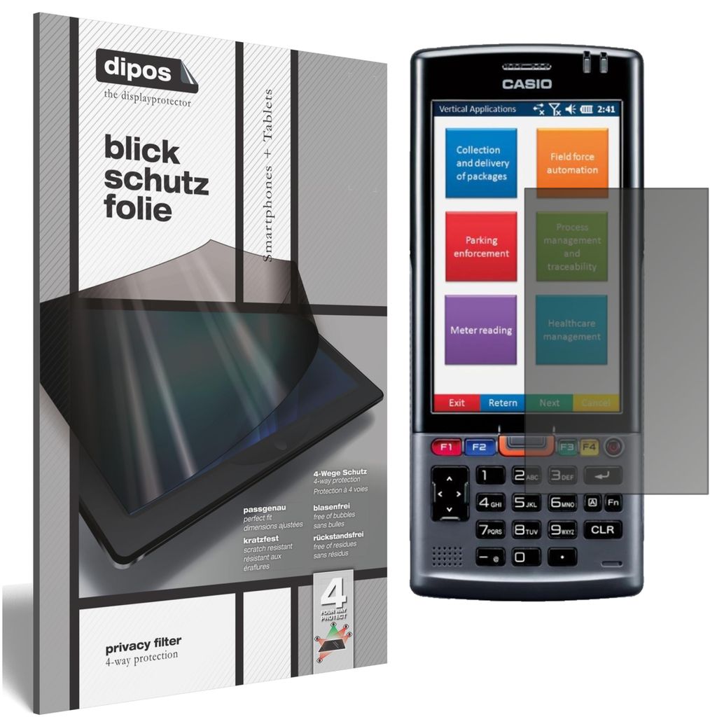 Schutzfolie für Casio IT-G500-CE Blickschutzfolie matt Folie Display Schutz