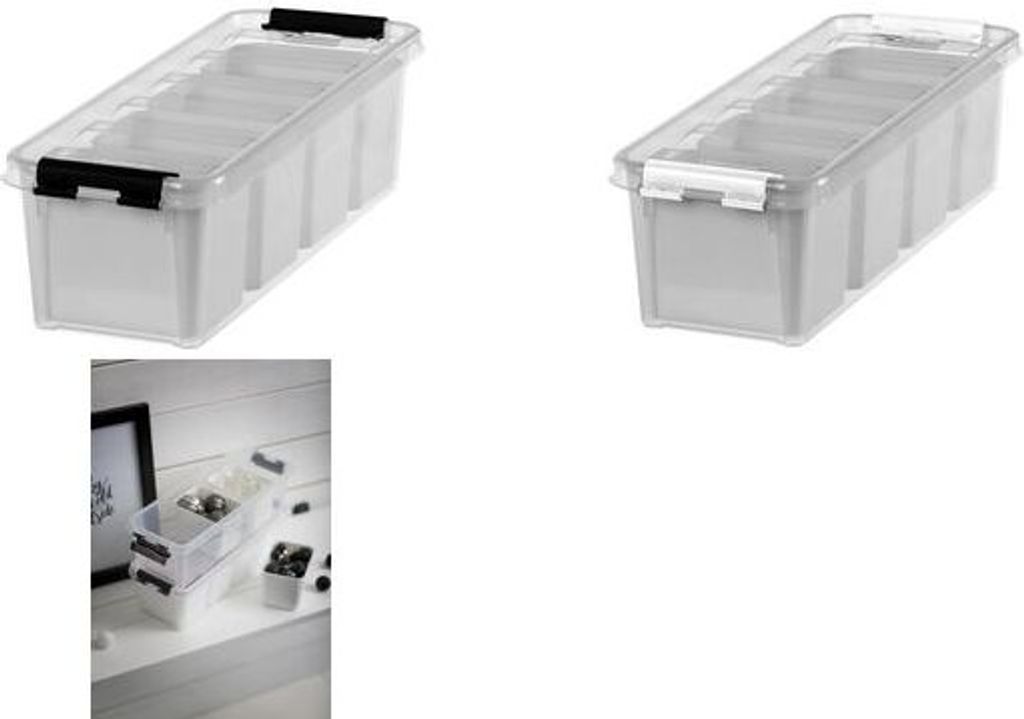smartstore Aufbewahrungsbox CLASSIC 4, 3,5 Liter mit Einsatz