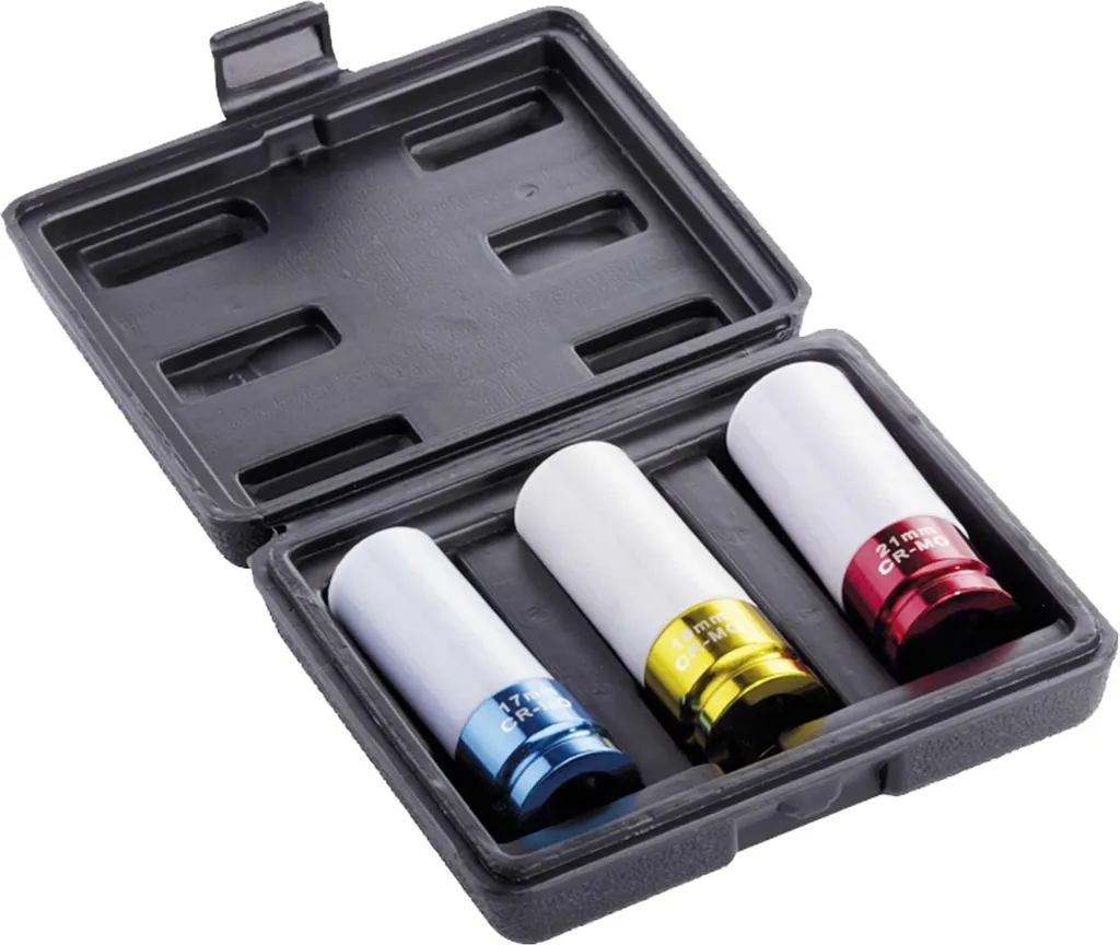 Coffret de douilles pour jantes alu 17/19/21 mm - Protection de roues