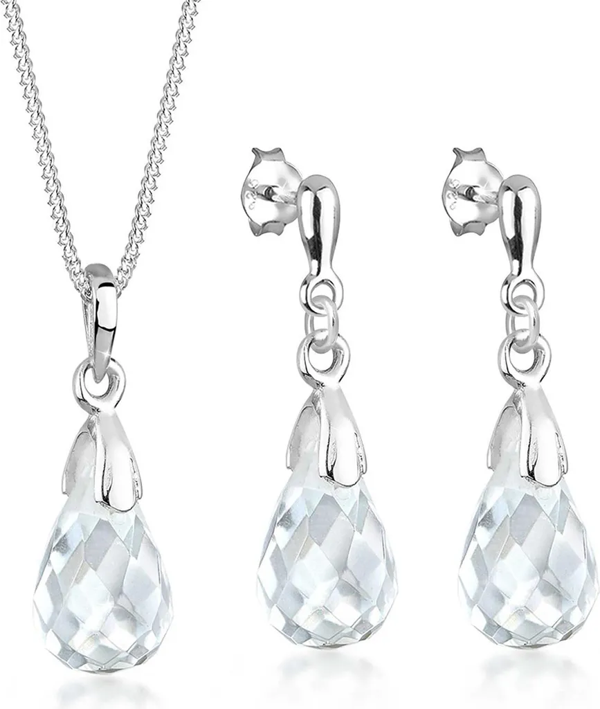 Parure de bijoux ELLI femmes anti-allergie ensemble argent 925 éclatant