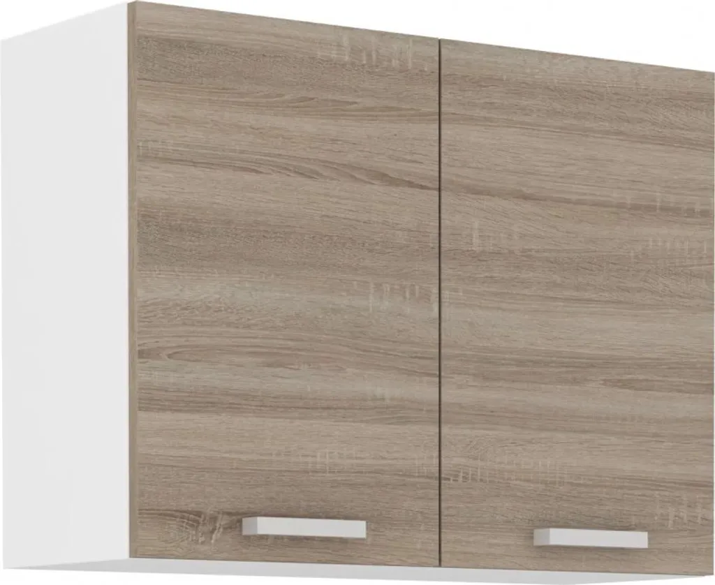 Armadietto Pensile DAGA 80cm Rovere Tartufo Bianco | Top Qualità