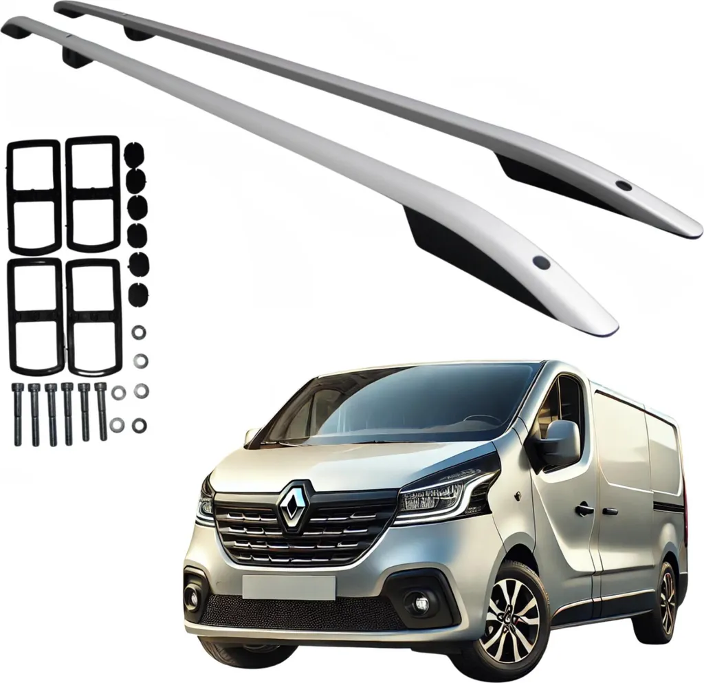Kit Barre Tetto Argento Opel Vivaro Renault Trafic 2014- L2 Silver