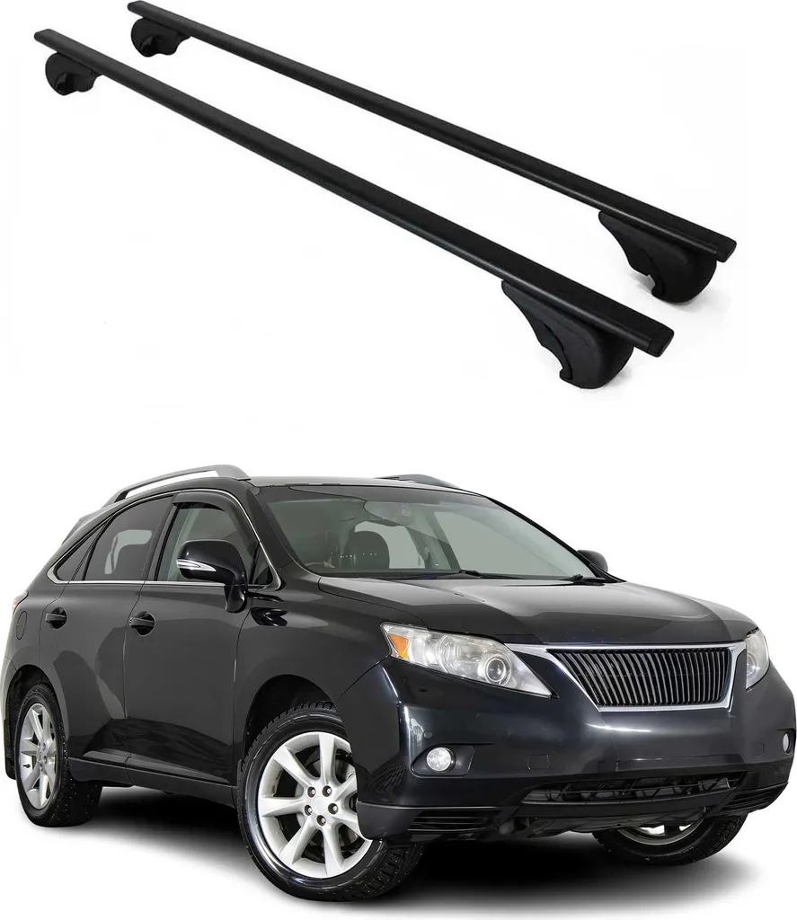 Barres de toit transversales pour Lexus RX 350 450 MK 2009-2015 en fer