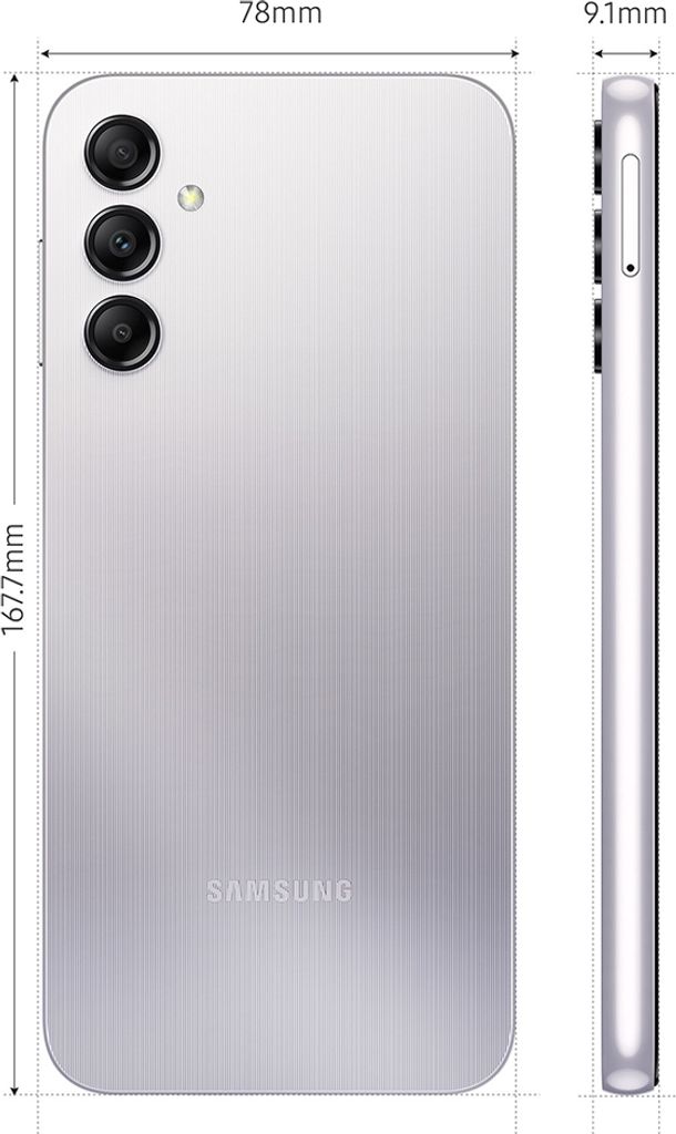 Samsung Galaxy A14 4gb/128gb 6.6´´ Dual Sim Silber One Size Produktbild 10