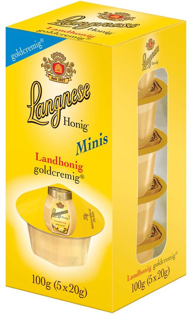 Langnese Minis Landhonig zlatá krémová máslově žlutá 5x20g Obrázek produktu 