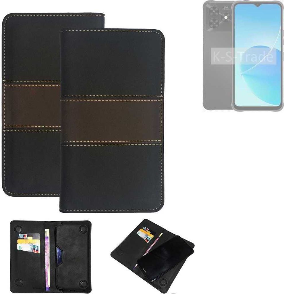 K-S-Trade Hülle Handyhülle kompatibel mit UMIDIGI G5 Mecha Schutzhülle Walletcase Bookstyle Tasche Schutz Case Handytasche Wallet Cover Kunstleder