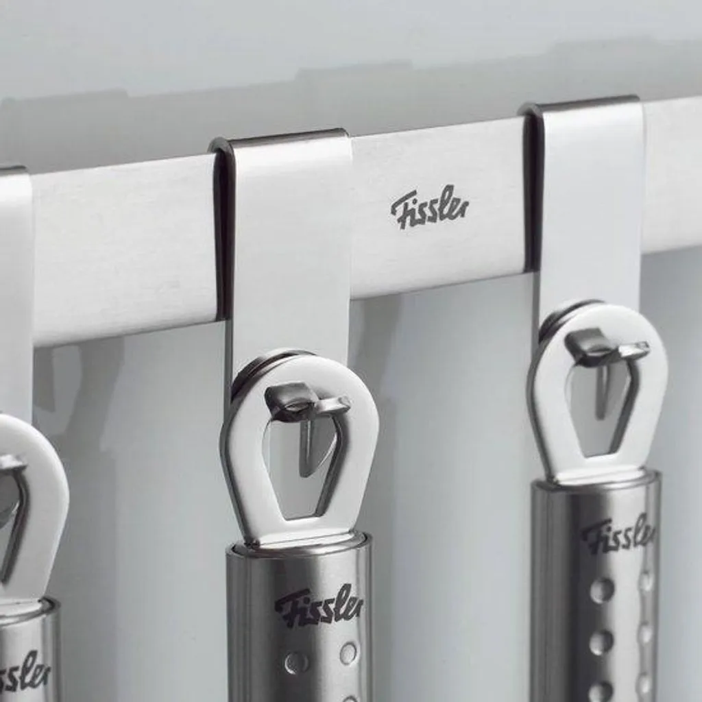 Spatule à pâtes et cuillère à spaghetti inox poli de 32 cm ergonomique