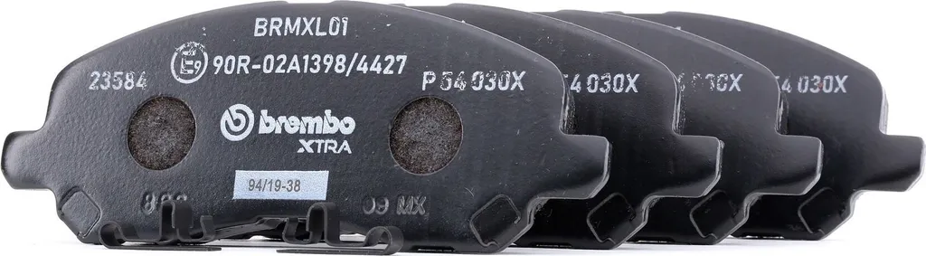 Plaquettes avant BREMBO P54030X à friction stable et faible bruit