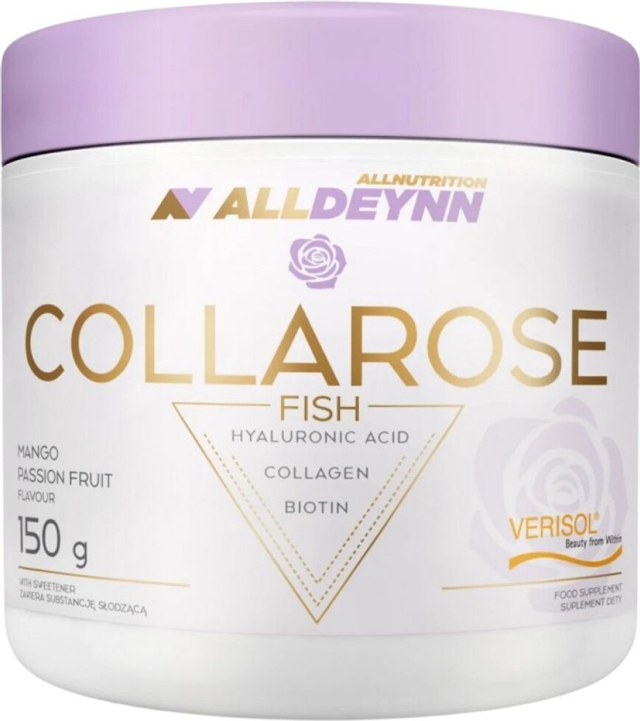 AllNutrition | AllDeynn | CollaRose Fish - Marine Collagen with Hyaluronic Acid Mango and Passion Fruit