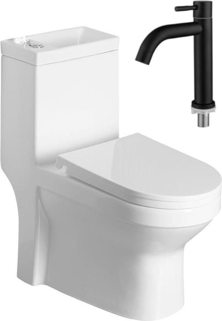 Domotechnika | Wc compatto - Con lavabo - 36,5X78X72Cm - Immagine del prodotto 