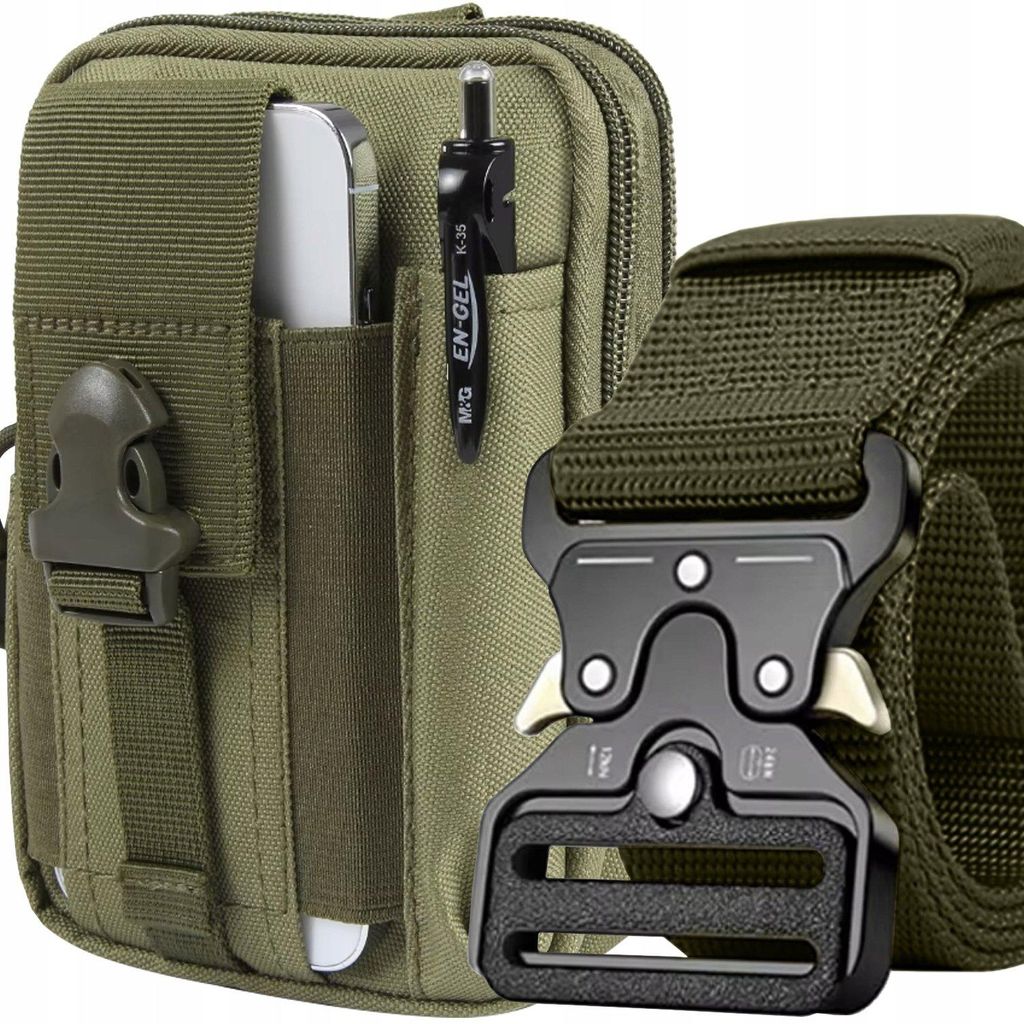 Sac banane tactique + ceinture vertTrizand 24322 Image du produit 