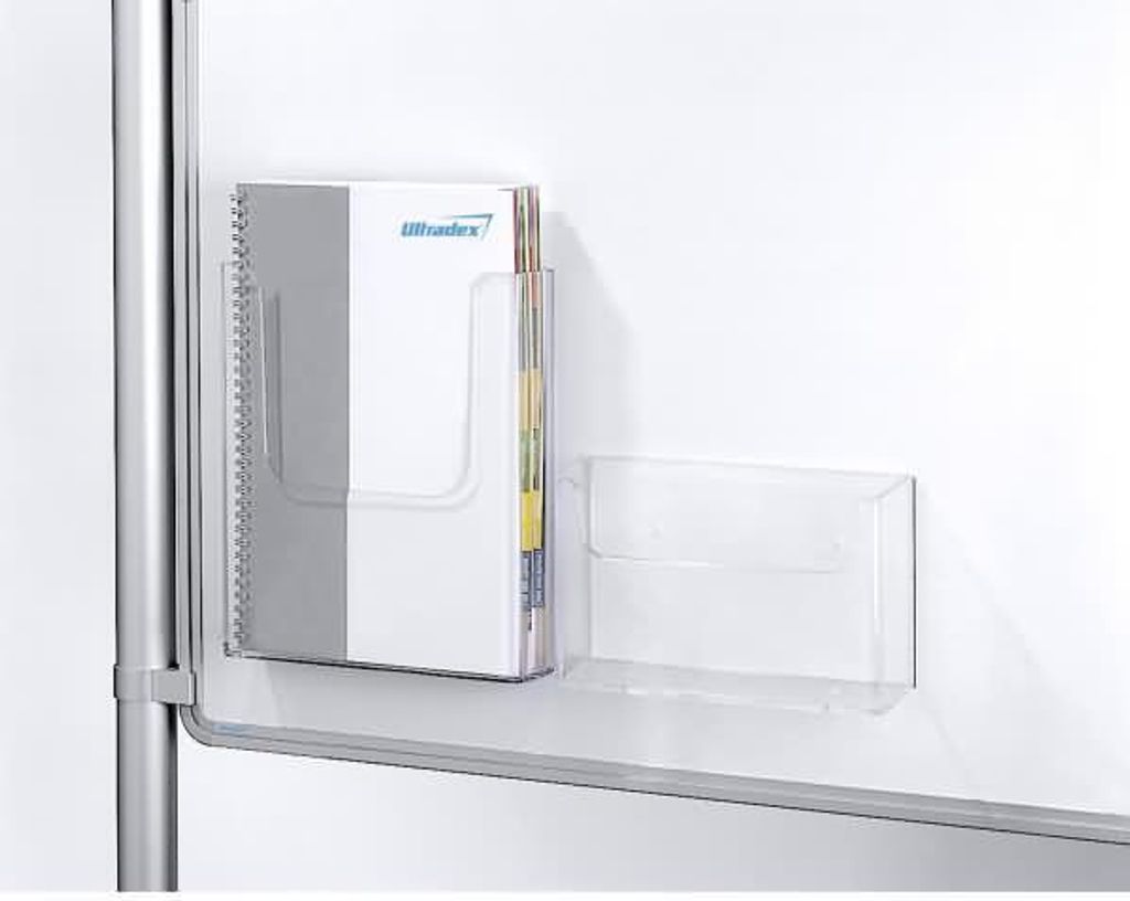 Prospektbox A6 quer magnetisch B165xH120xT40mm transparent