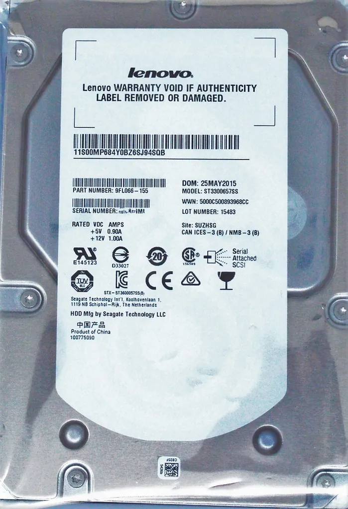 Disque Dur Seagate 300GB 15K SAS 6Gb/s ST3300657SS Interne Enterprise