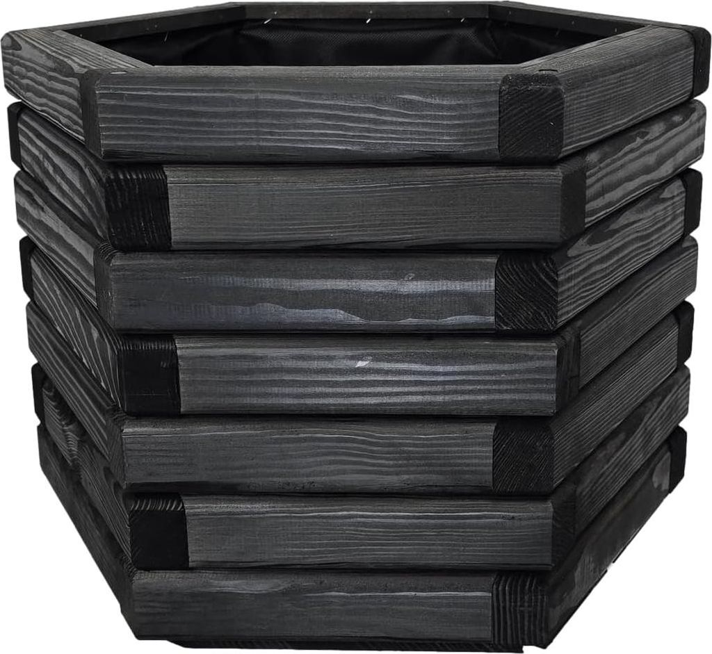 HolzGarden Fioriera in Legno Massello Impregnato 50x40x43 Immagine del prodotto 