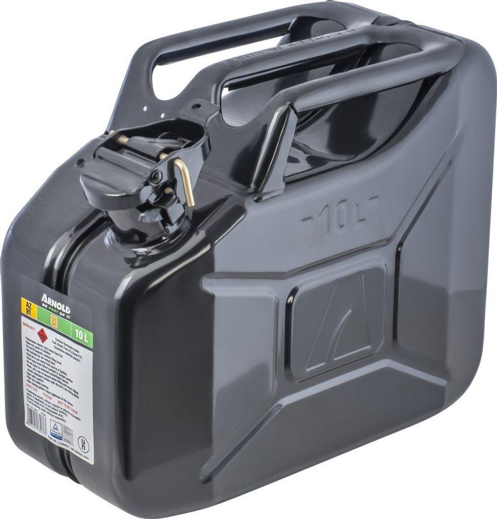 Bidon à carburant métallique, 10 l, noir Image du produit 