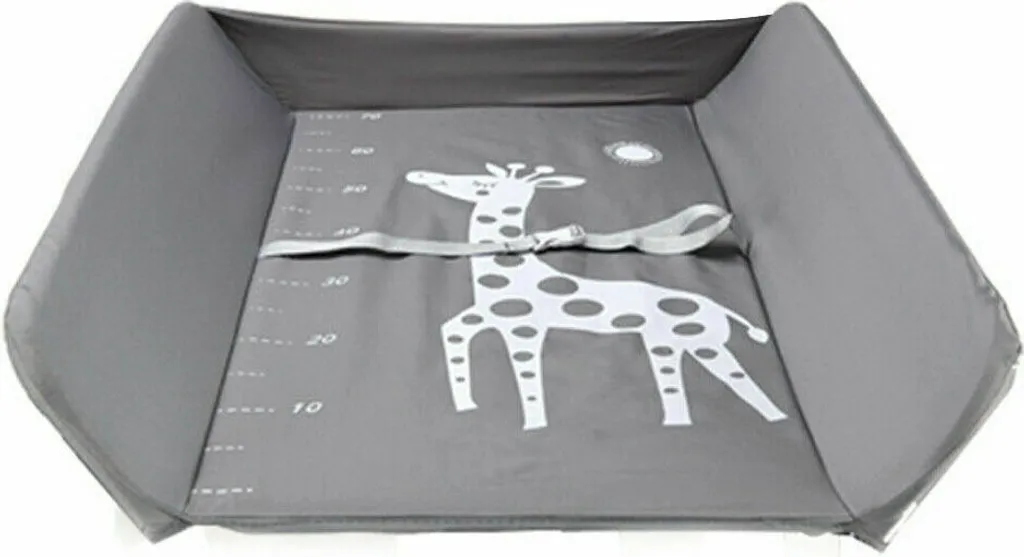 Table à langer pliable grise pour bébé supportant jusqu'à 25kg - 4
