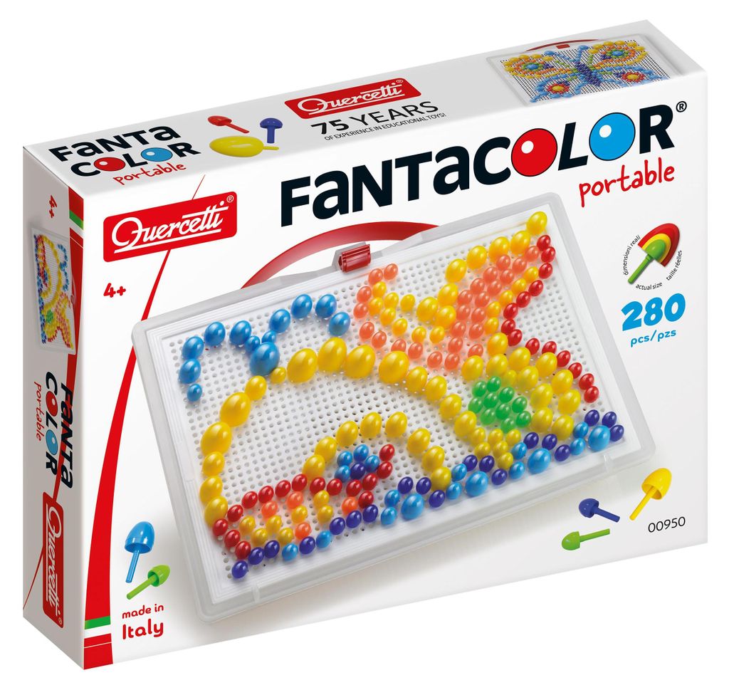 Quercetti FantaColor Portable 280 pcs MIX Image du produit 