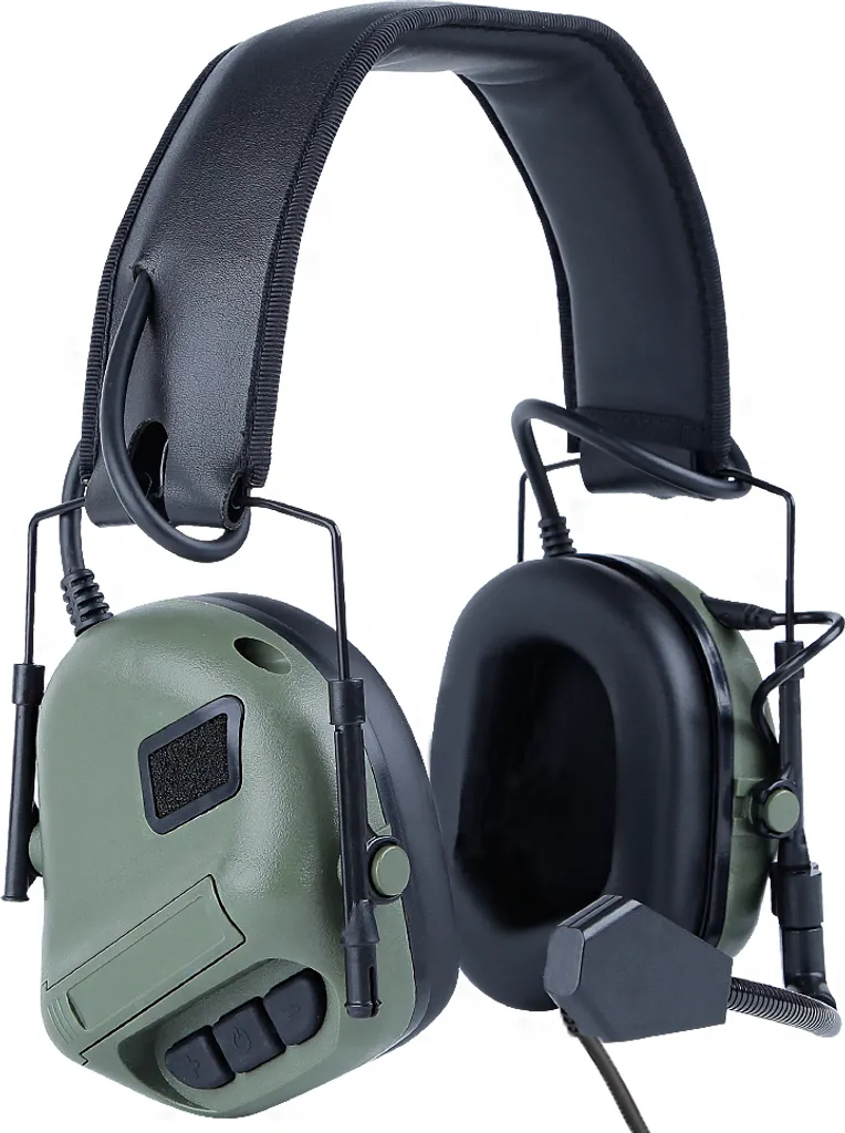 Casque Militaire Tactique avec Microphone pour Communication Radio