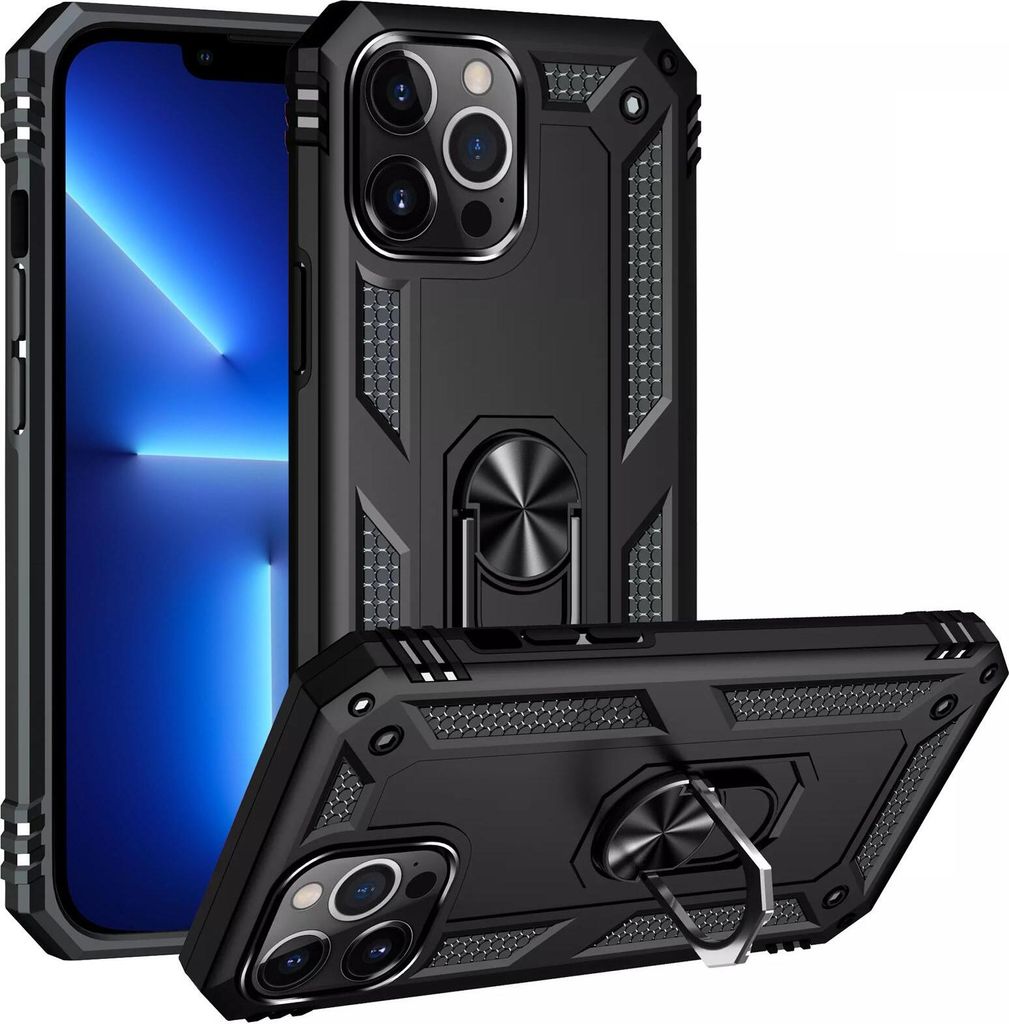 Outdoor Schutz Hülle für Apple iPhone X / XS Armor Case Cover Handyhülle Bumper Panzerhülle Schwarz