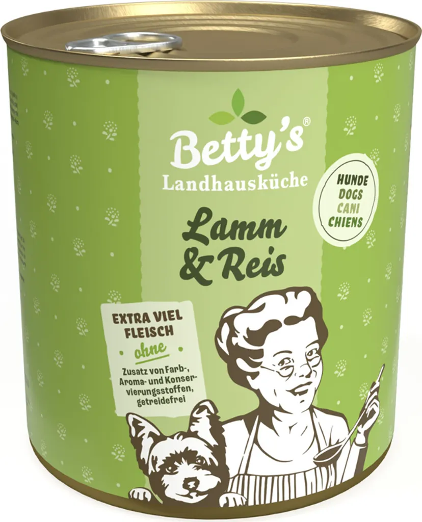 Fin des allergies avec la Pâtée Chien Agneau et Riz sans céréales 800g
