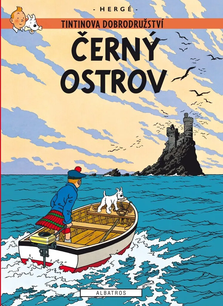 L'Île Noire Hergé Bande Dessinée Tintin Album Cartonné Couleur 62p