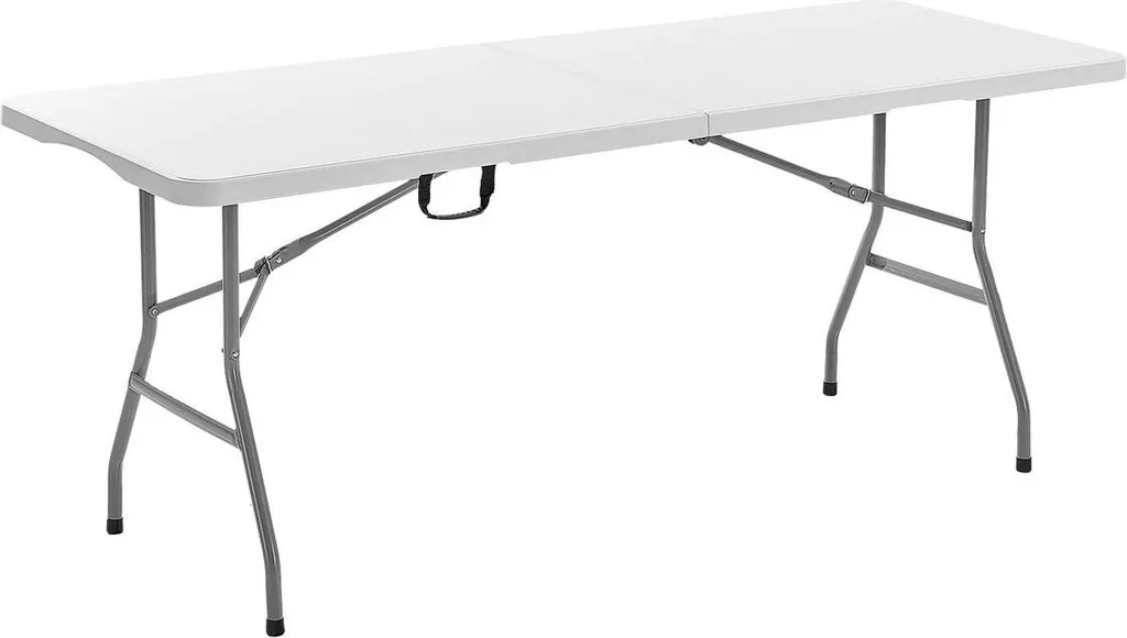 Table de pique-nique pliable 180cm de jardin en plastique valise