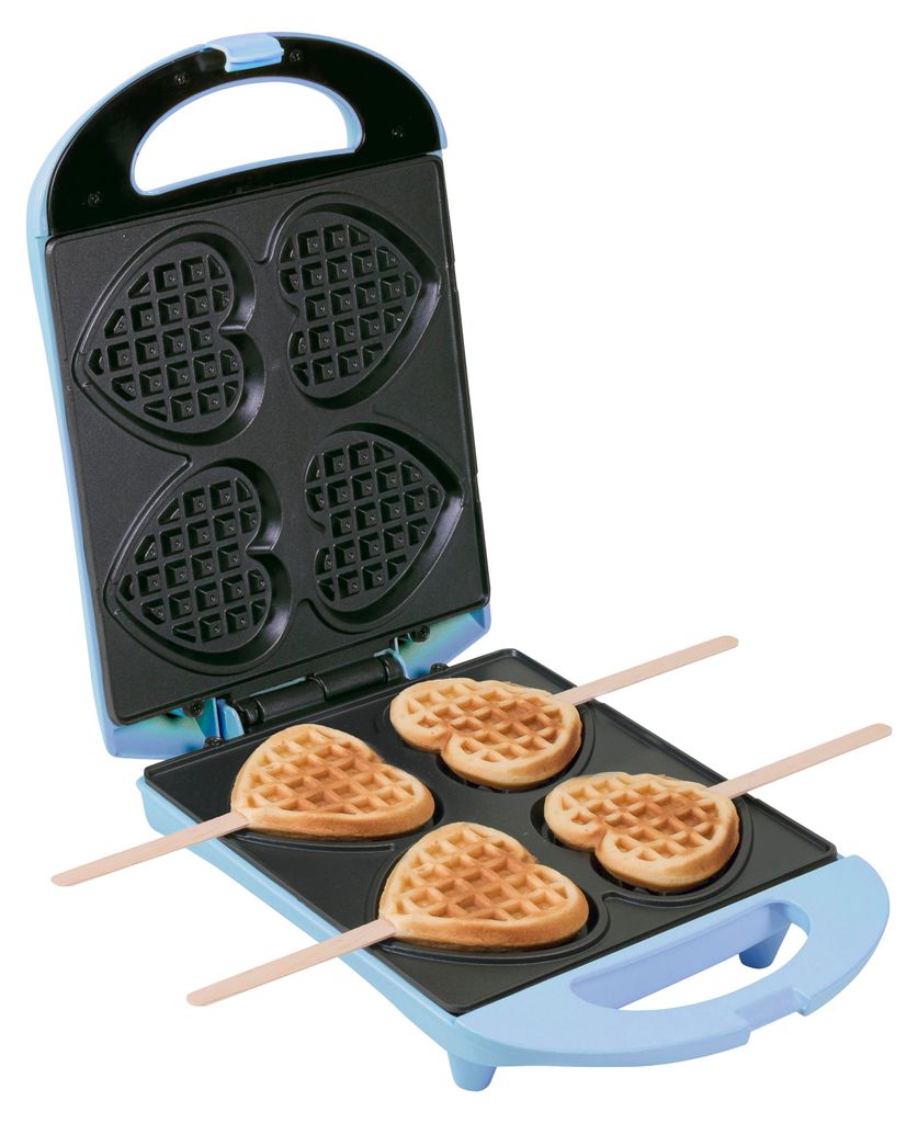 Bestron Waffeleisen Herzwaffeln am Stiel Waffelmaker Produktbild 