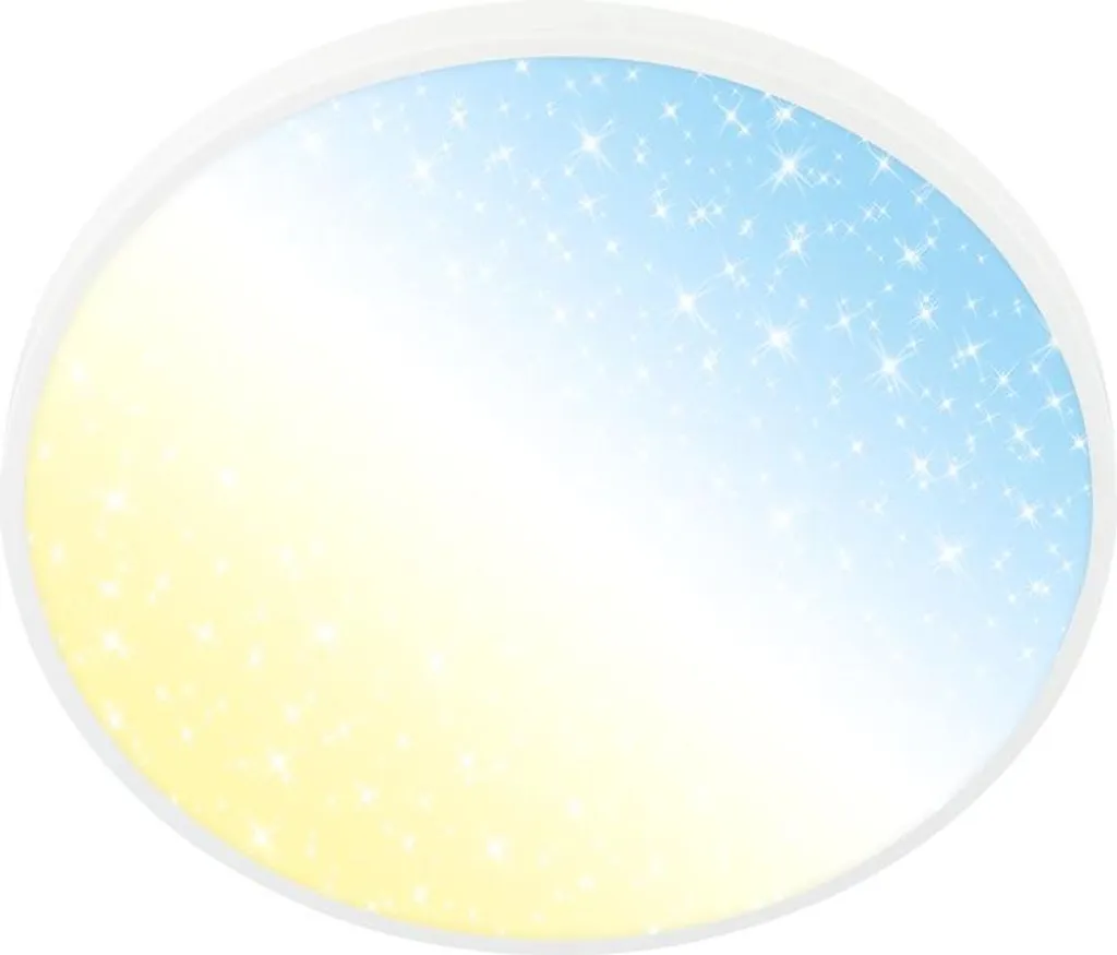Briloner COMPETO Plafoniera LED Cielo Stellato Dimmerabile Ø38cm CCT