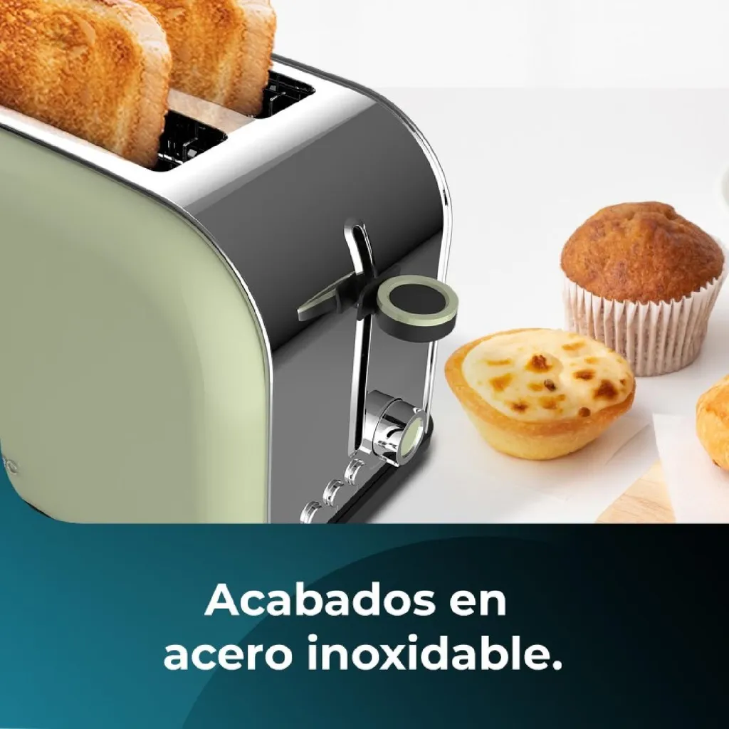 Grille-pain compact 850 W Cecotec Toastin' time avec thermostat réglable - 3